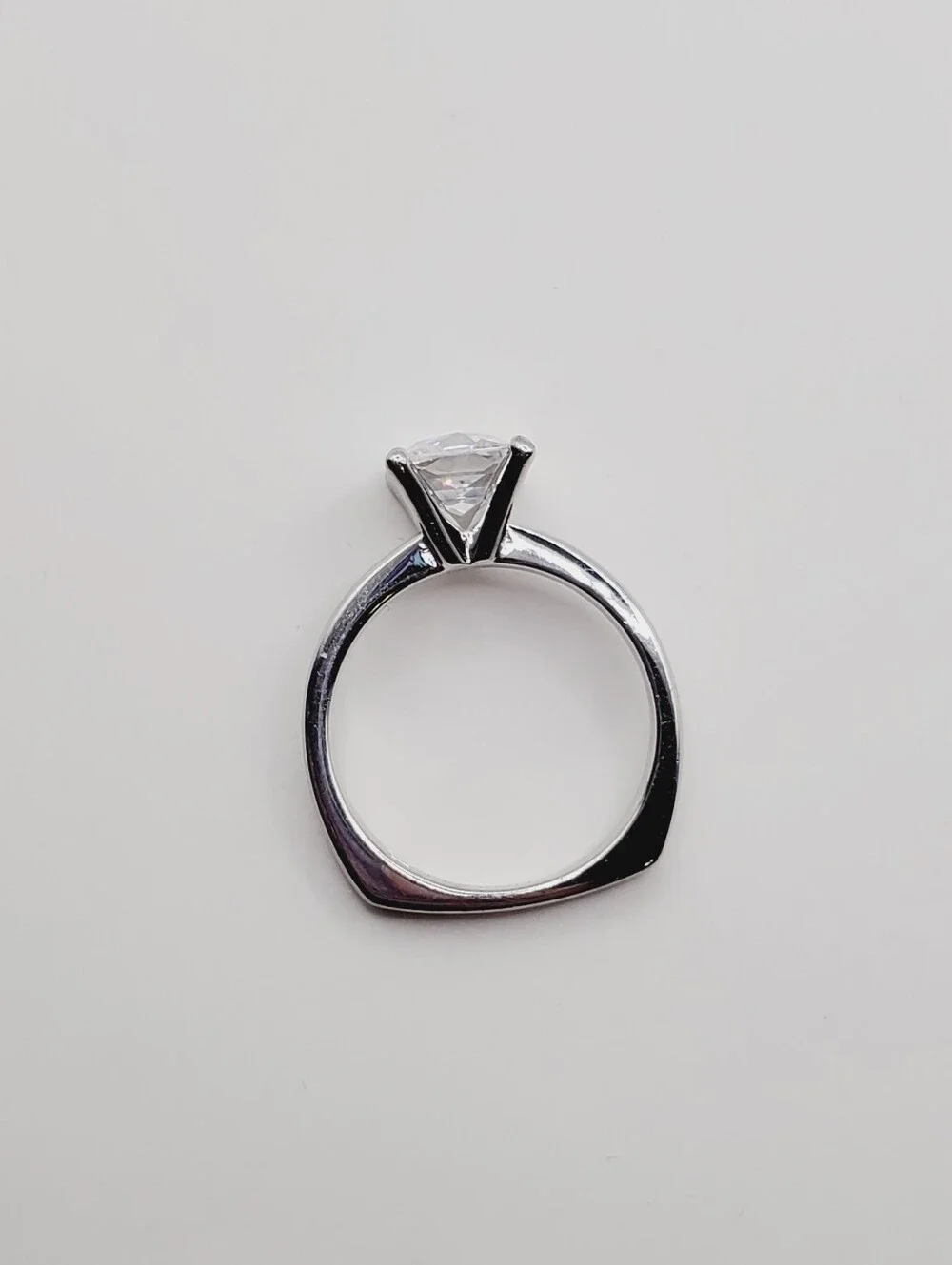 Classic Solitaire Ring - 925 Sterling Silver